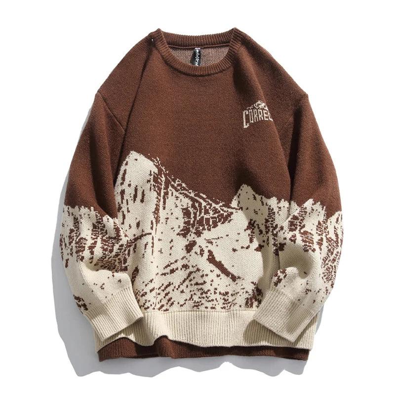 Snow Mountain Jacquard Sweater