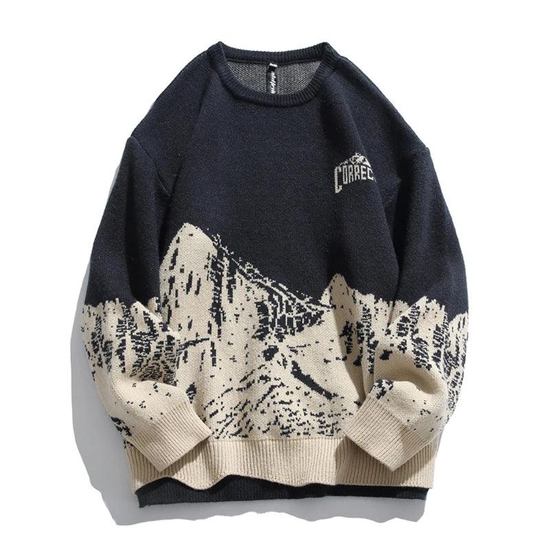 Snow Mountain Jacquard Sweater