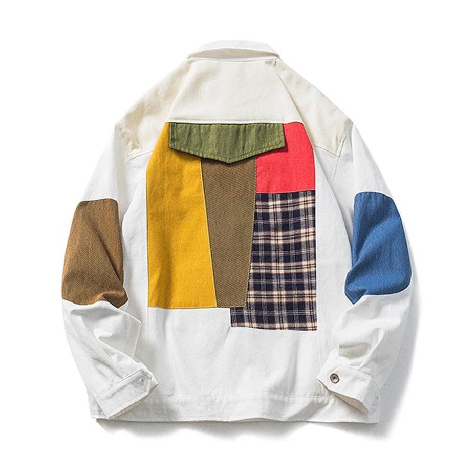 Color Block Patchwork Jacket