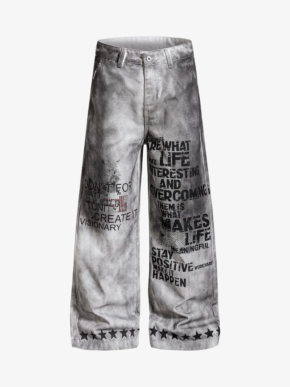 Dirty Wash Star Straight Jeans