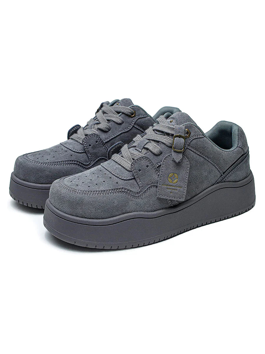 Zwoyren Suede Low-Top Skate Shoes