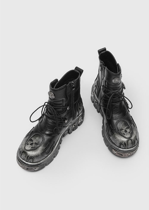 Zwoyren Vintage Punk Platform Boots
