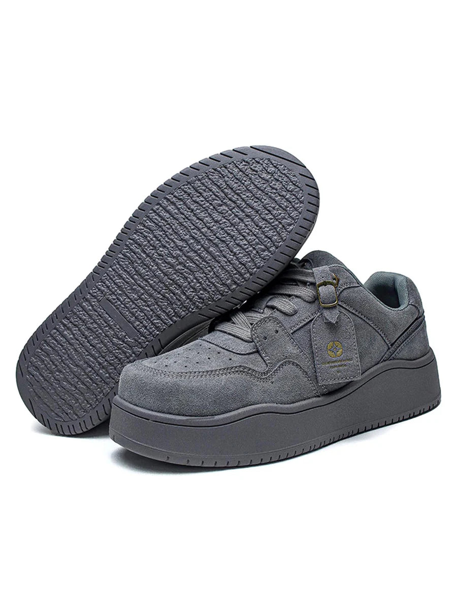 Zwoyren Suede Low-Top Skate Shoes