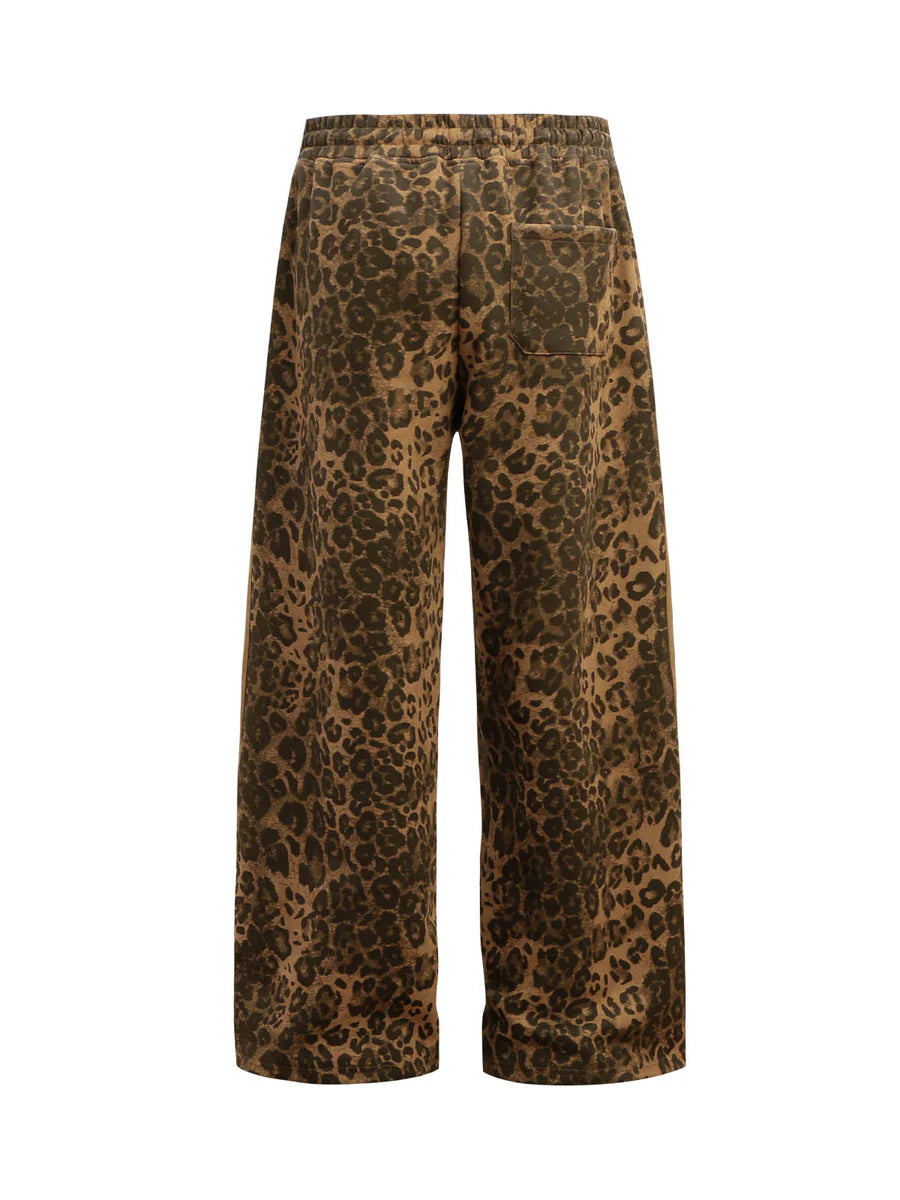 Zwoyren Cheetah Print Suede Pant