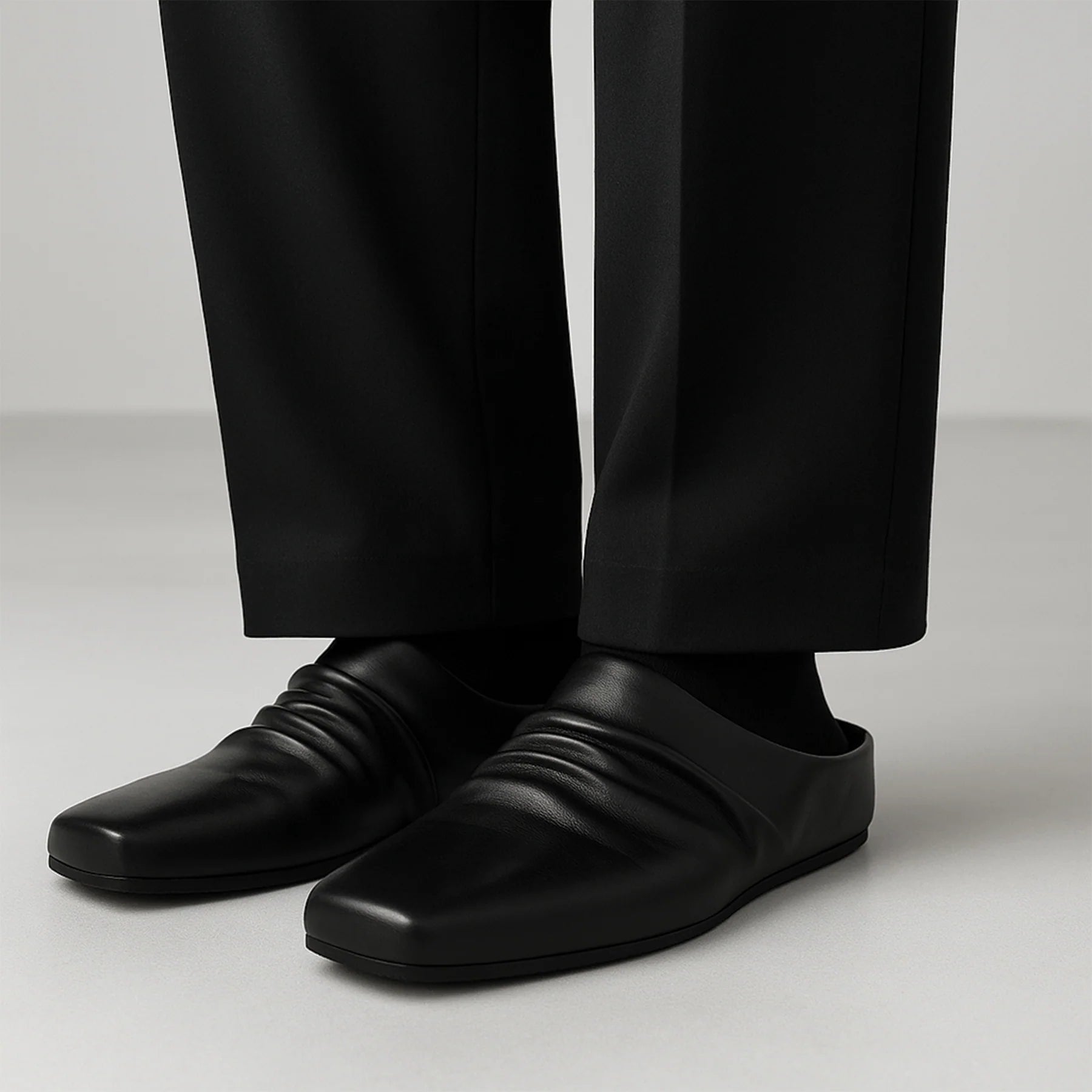 Zwoyren Draped Leather Loafer