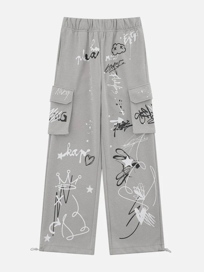 Music Graffiti Pint Cargo Pants