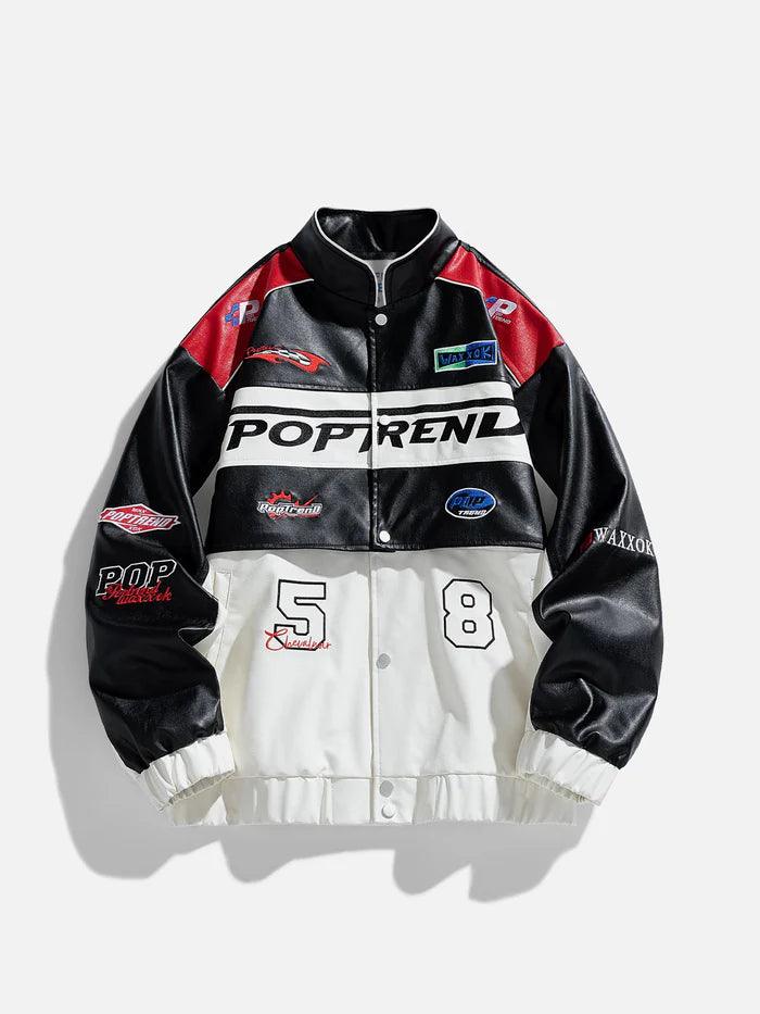 Zwoyren Detachable Hem Racing Jacket