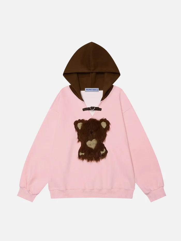 Zwoyren Plush Bear Hoodie