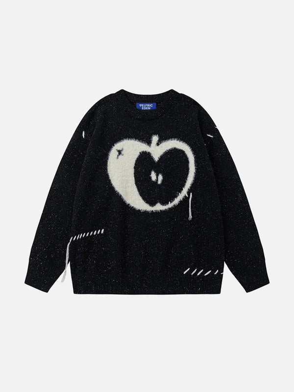 Zwoyren Apple Graphic Sweater