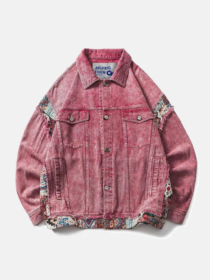 Pink Denim Vintage Jacket - Unisex 