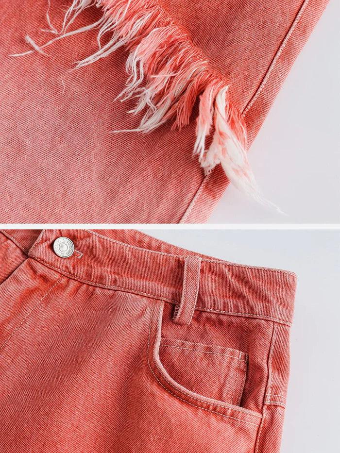 Fringe Gradient Shorts