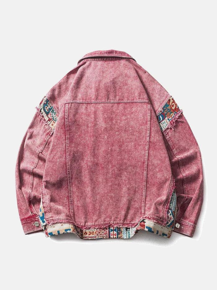 Pink Denim Vintage Jacket - Unisex