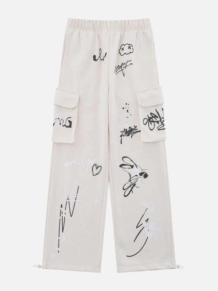 Music Graffiti Pint Cargo Pants