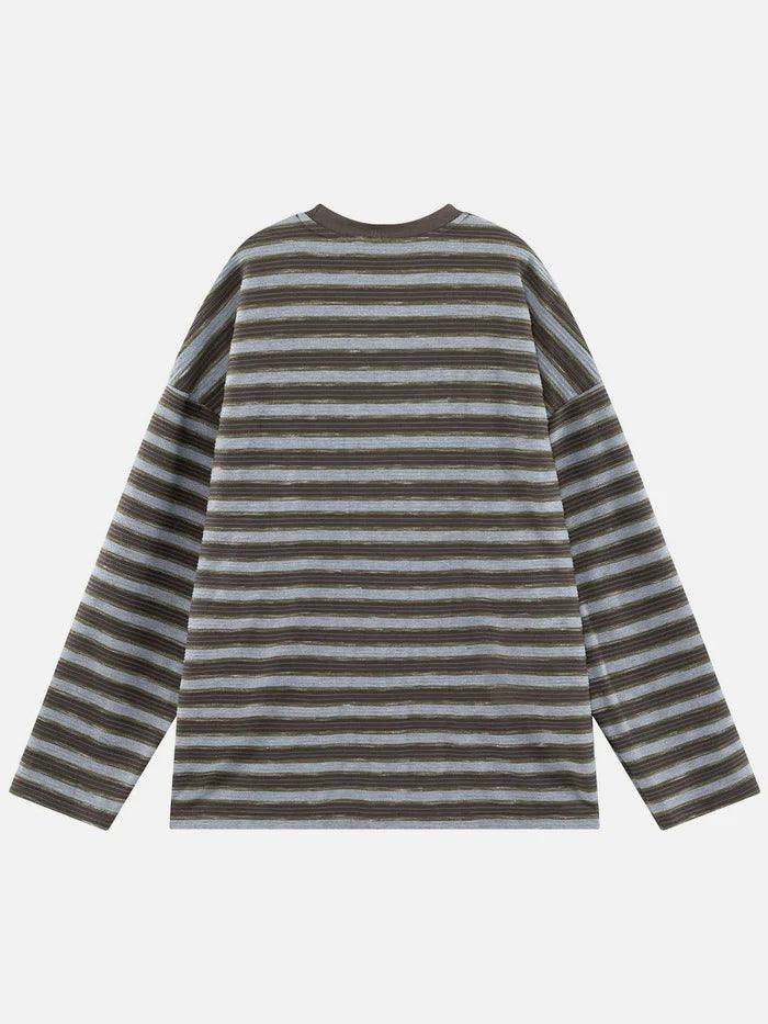 Vintage Stripe Long Sleeve Tee