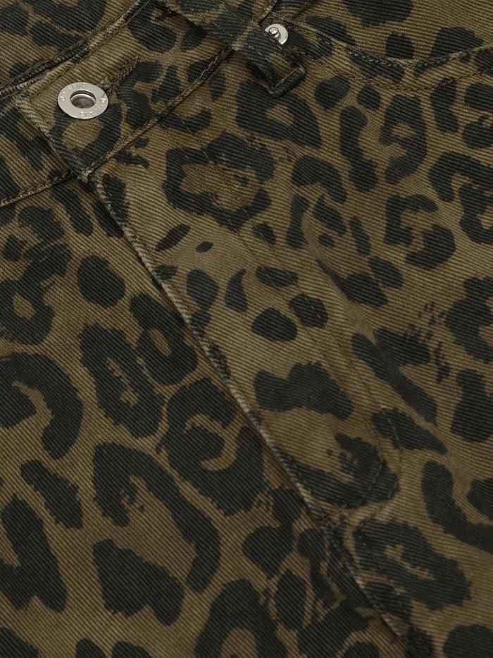 Zwoyren Leopard Print Jorts