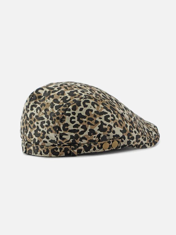 Zwoyren Vintage Leopard Print Beret