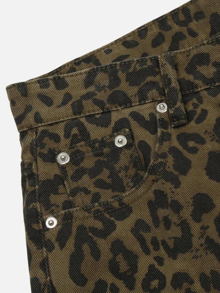 Zwoyren Leopard Print Jorts