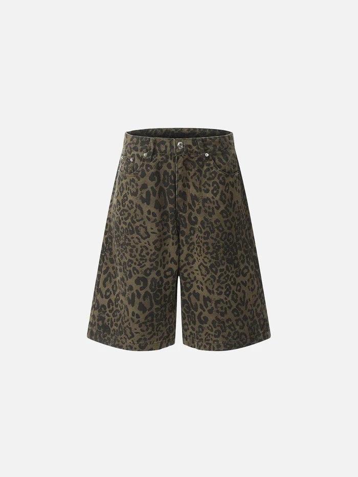 Zwoyren Leopard Print Jorts