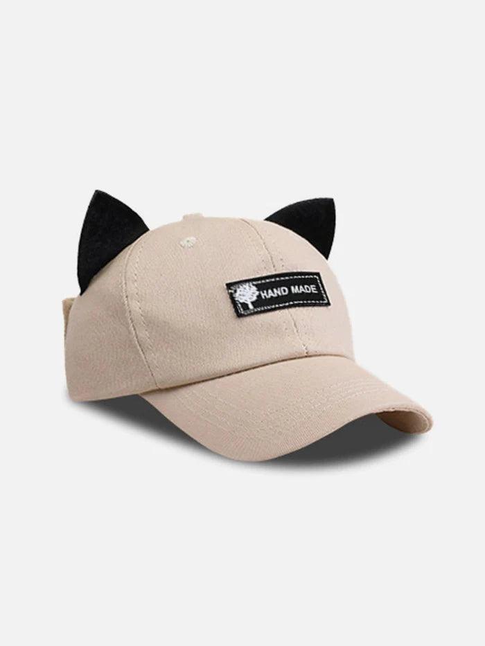 Cat Ears Aviator Glasses Baseball Caps 