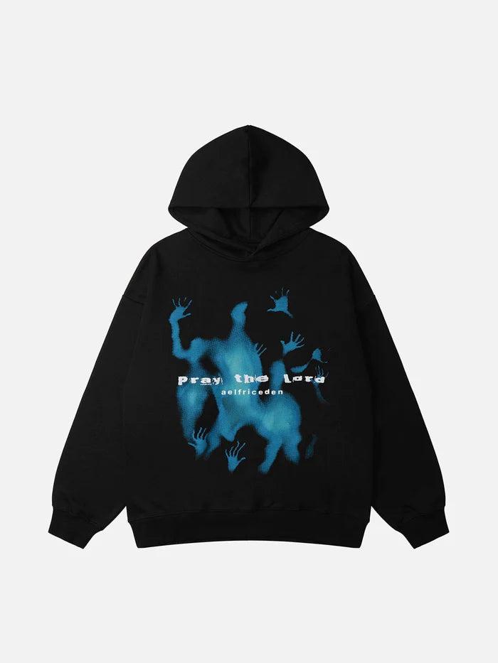 zwoyren, zwoyren.com, Abstraction Shadow Print Hoodie